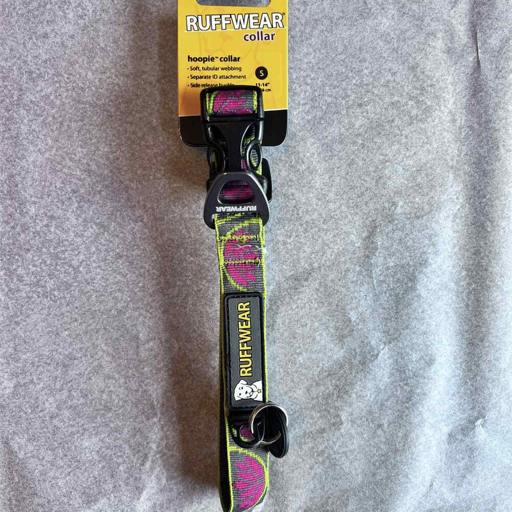 Ruffwear S Hoopie Collar in Pink, Gray, Green - NWT